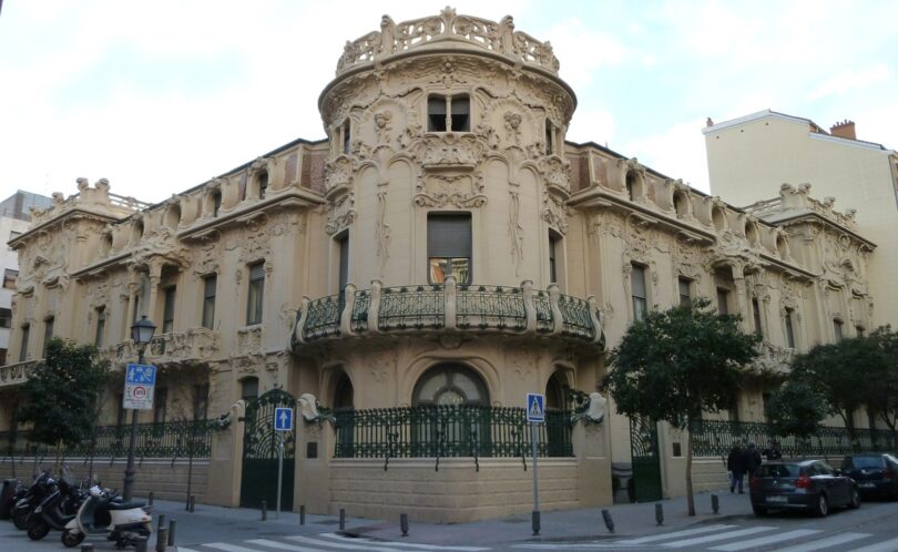 Palacio Longoria in Madrid (Spain). Built in 1904. Architect: Josep Grases.