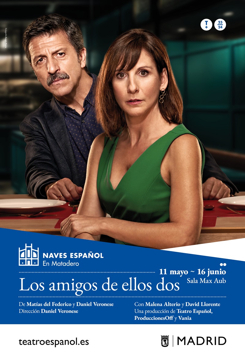 Malena Alterio y David Lorente, una comedia sobre la amistad en Naves de Matadero