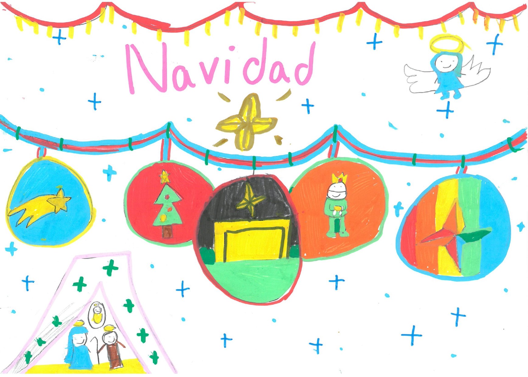 El Ayuntamiento transformará los dibujos de seis niños de Primaria en luces de Navidad 4