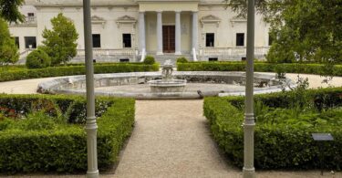 Jardín de Arnedo y la Estufa Grande de la Finca de Vista Alegre