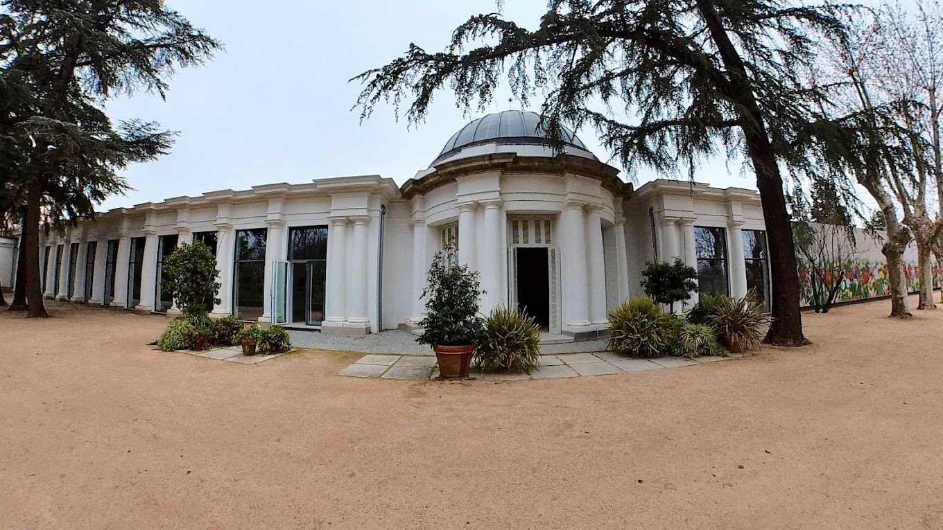 Jardín de Arnedo y la Estufa Grande de la Finca de Vista Alegre 