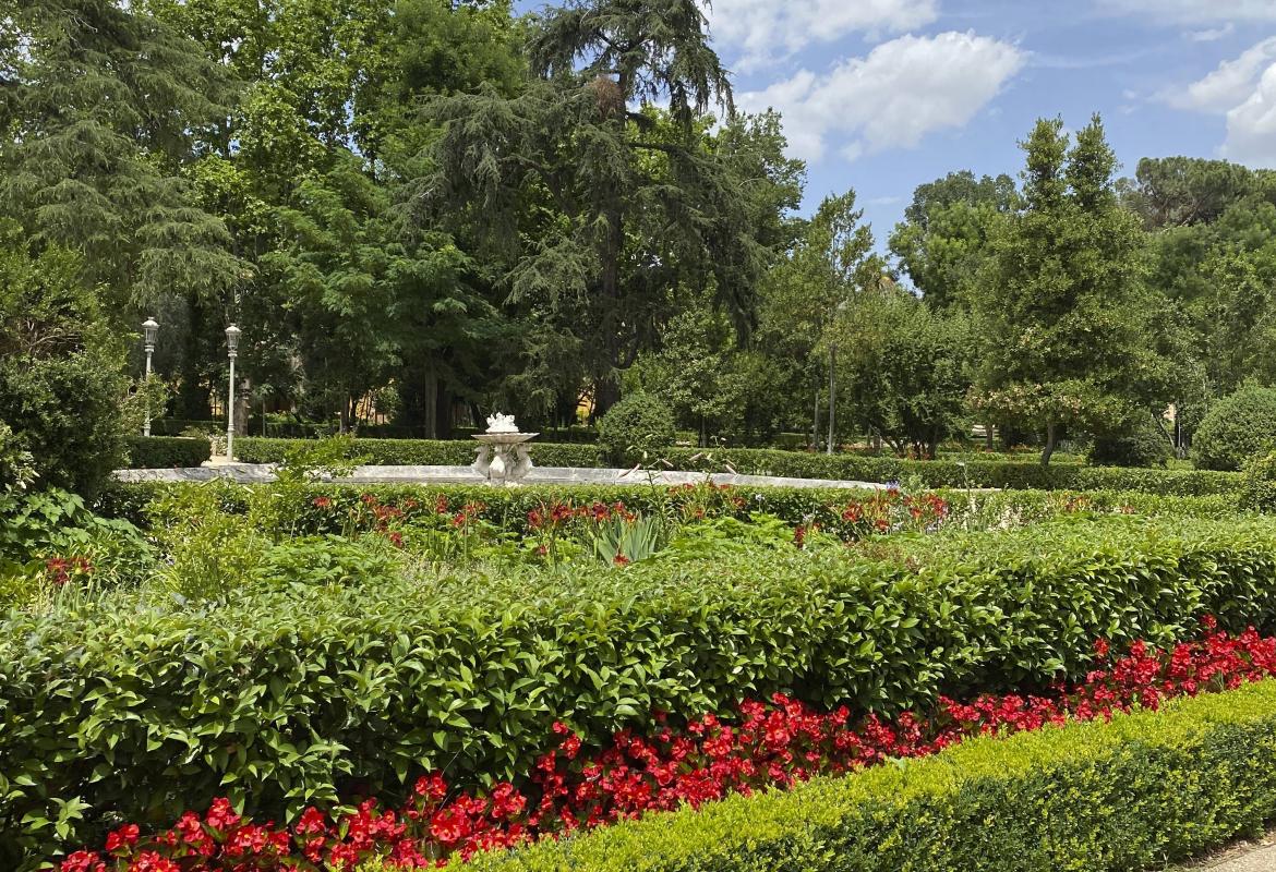 Jardín de Arnedo y la Estufa Grande de la Finca de Vista Alegre 