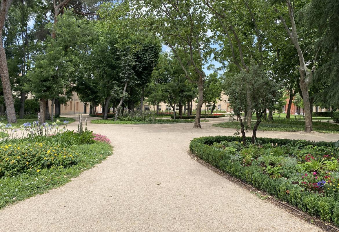 Jardín de Arnedo y la Estufa Grande de la Finca de Vista Alegre 