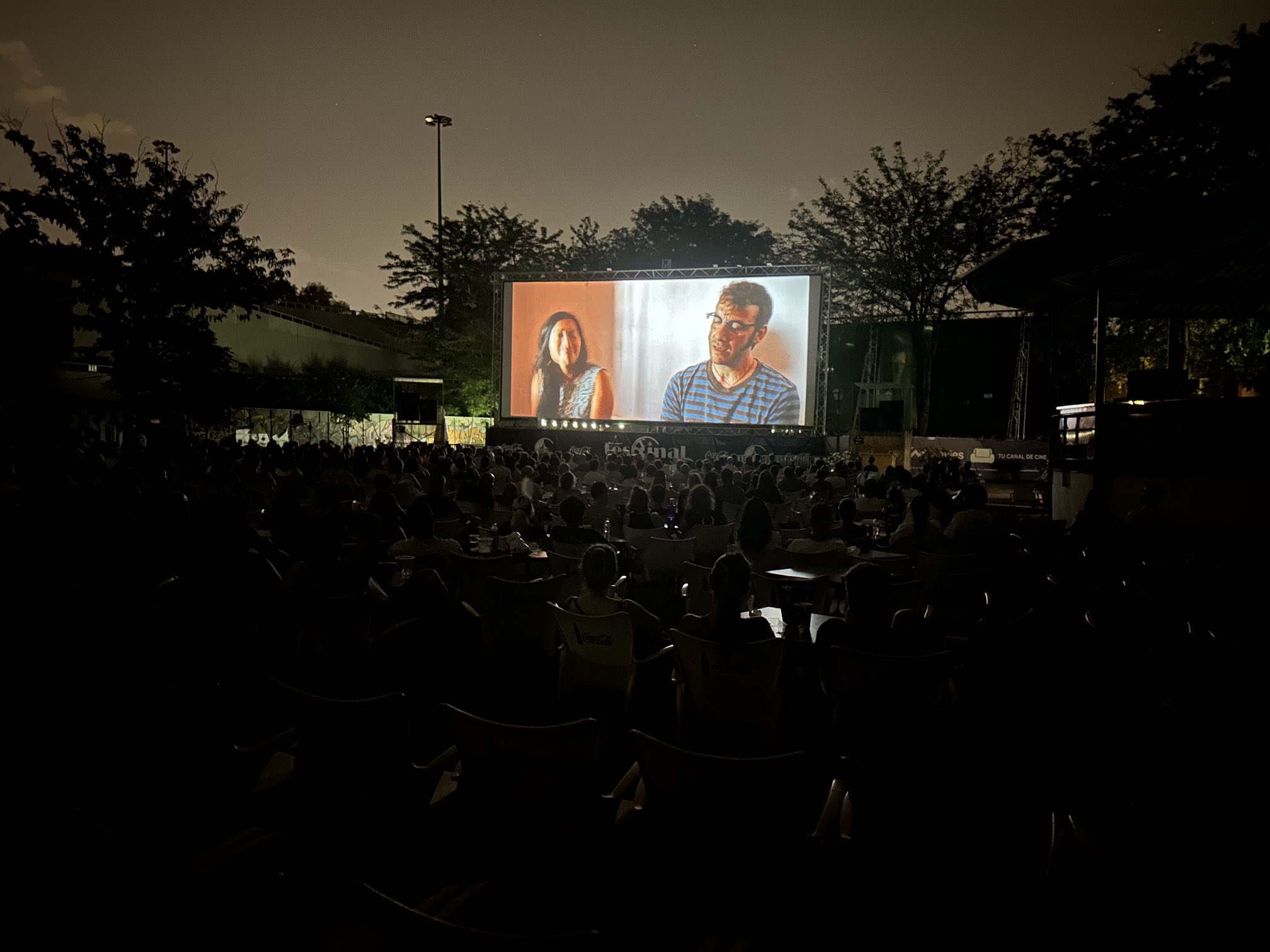 cine de verano de La Bombilla