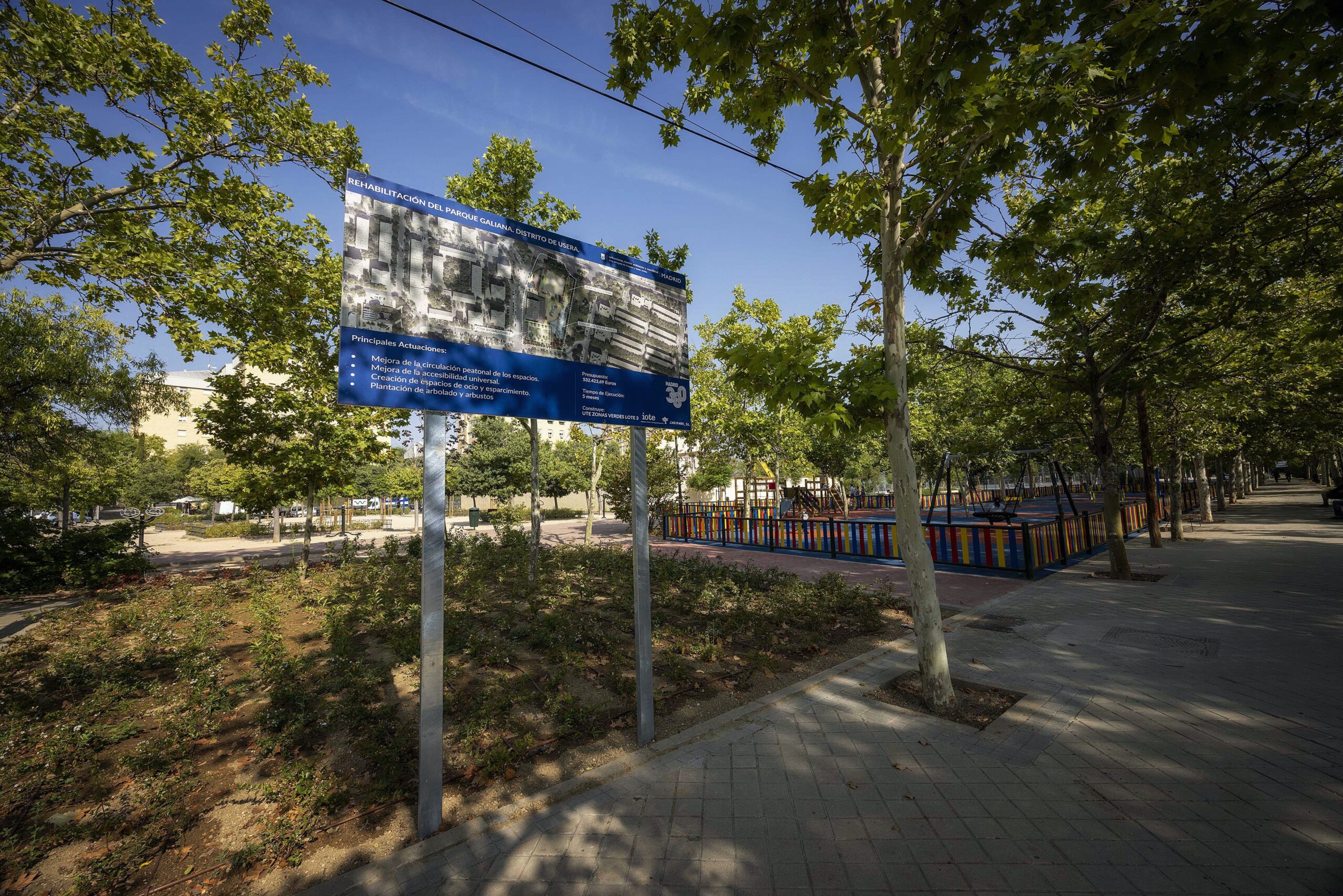 El renovado parque Galiana transforma Usera