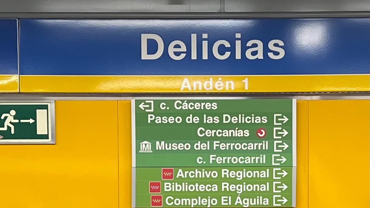 La Comunidad de Madrid estrena señalización en estaciones de Metro