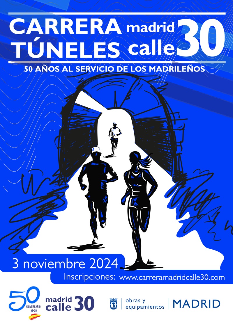 Carrera en los túneles de la M-30