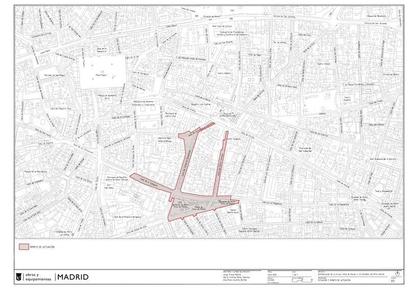 Madrid aprueba la rehabilitación de la plaza Tirso de Molina