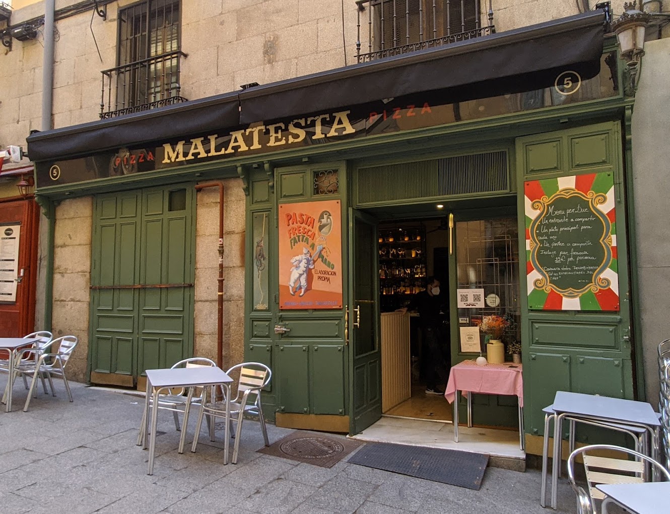 Trattoria Malatesta Restaurante italiano Madrid