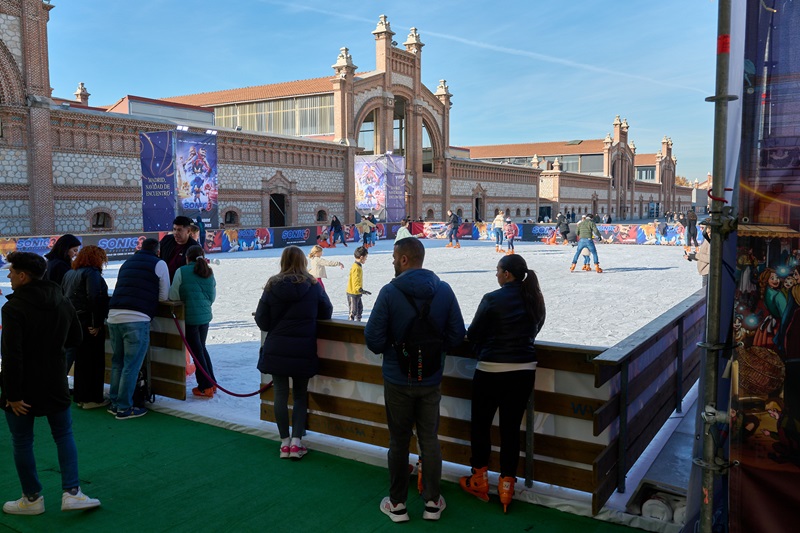 pista de hielo de Matadero Madrid