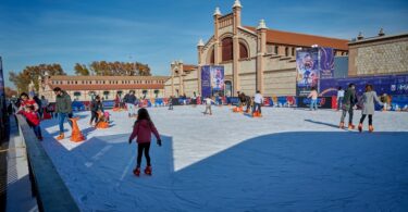 pista de hielo de Matadero Madrid