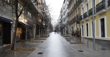 Finalizan las obras de remodelación para transformar las calles de Recoletos y del Cid en un entorno peatonal