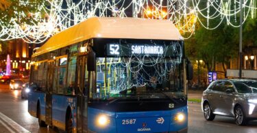 Un total de 43 líneas de EMT Madrid desviarán su recorrido para facilitar la cabalgata de Reyes 2