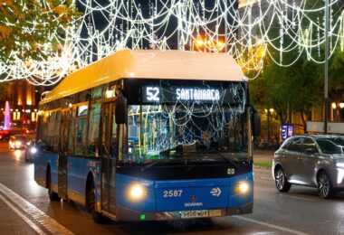 Un total de 43 líneas de EMT Madrid desviarán su recorrido para facilitar la cabalgata de Reyes 2