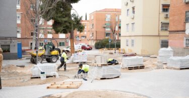 remodelación de la plaza de Milmarcos, en Villa de Vallecas