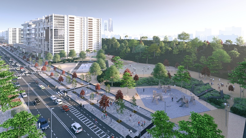 Compensación de Las Tablas Oeste el primer barrio de Madrid Nuevo Norte