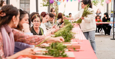 La tradición de los ramilletes florales vuelve a Madrid