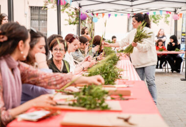 La tradición de los ramilletes florales vuelve a Madrid
