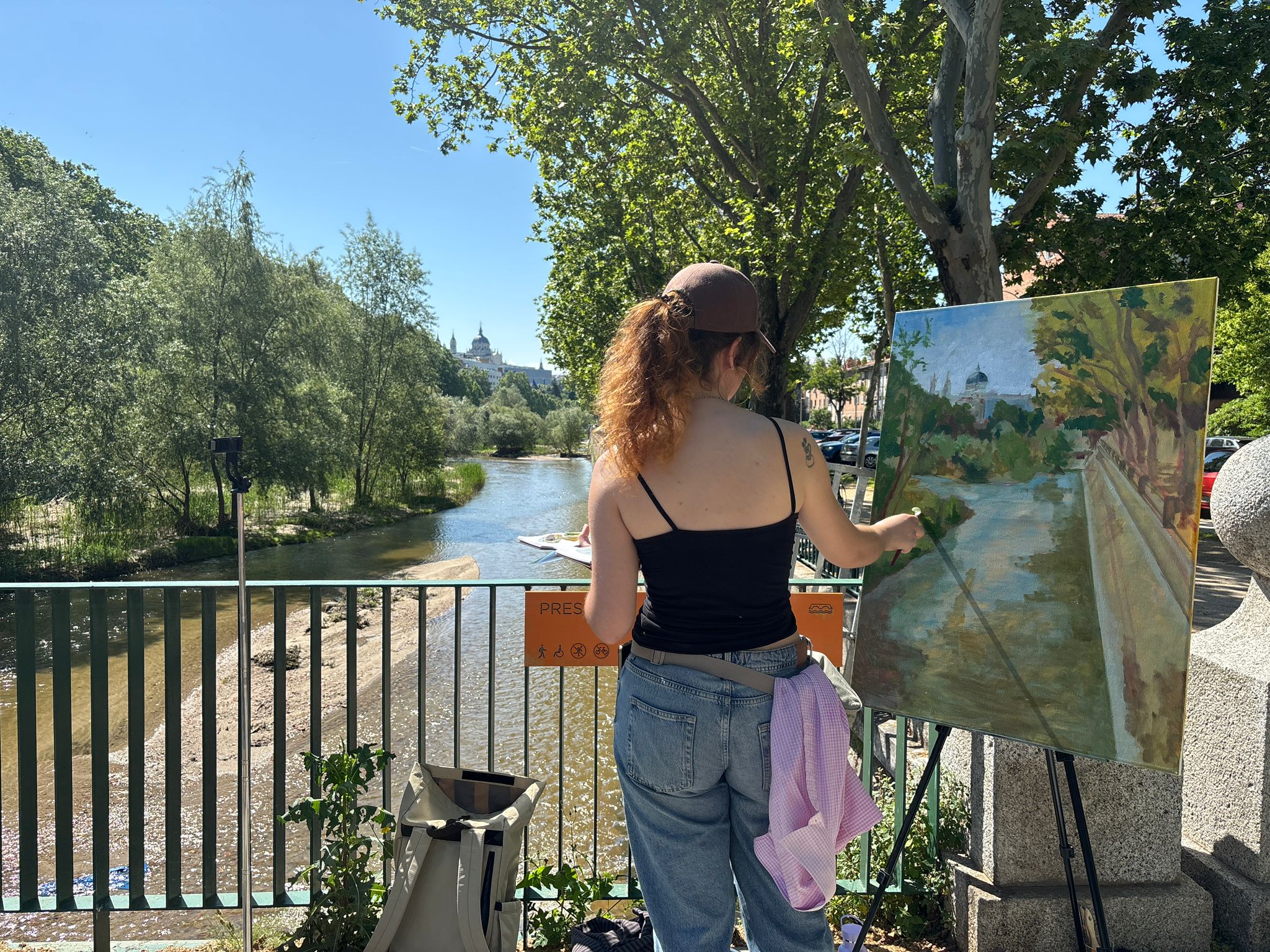 Madrid celebra el arte al aire libre en la XXIV Jornada de Pintura en la Ermita de San Antonio de la Florida