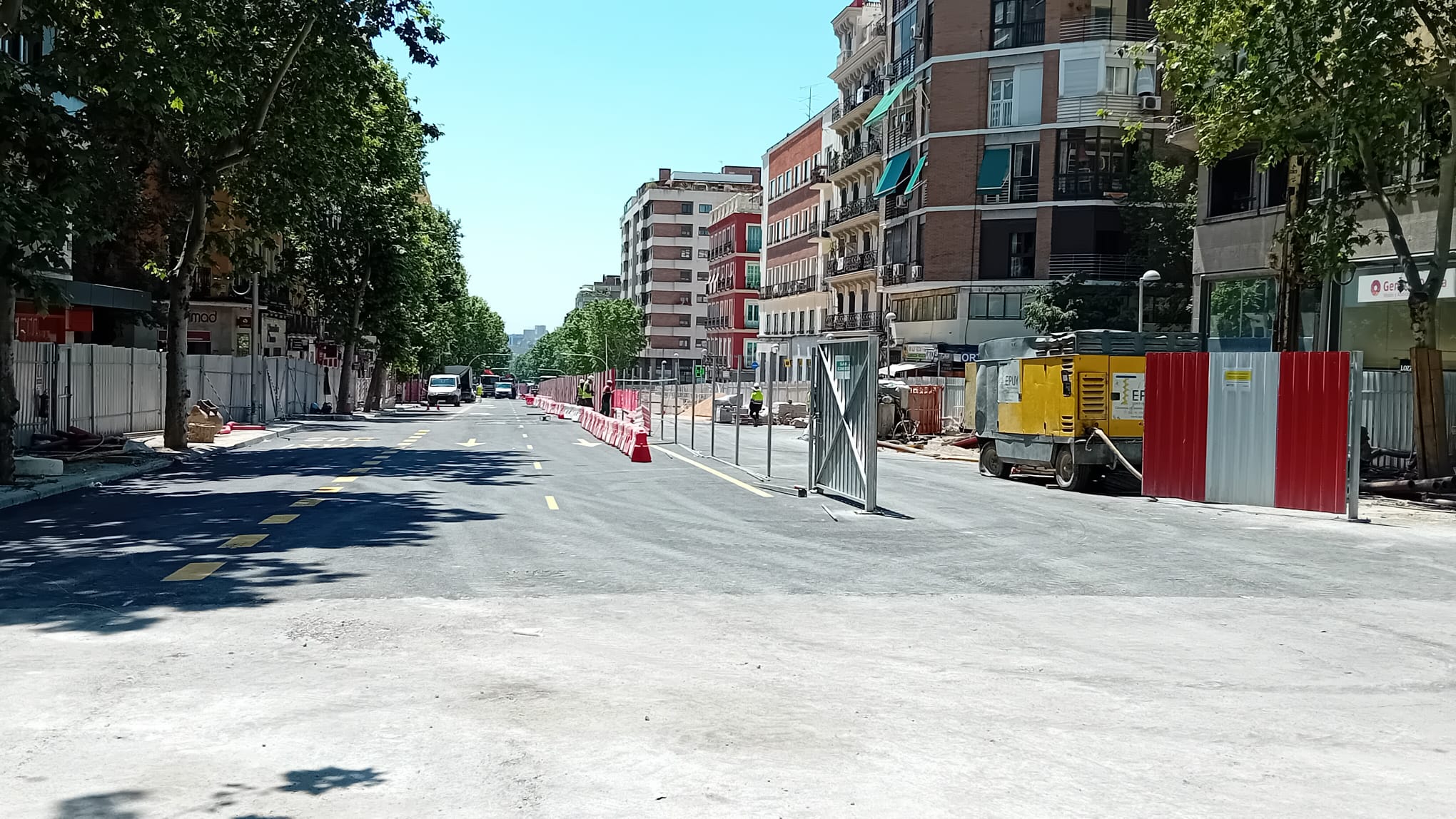 Se reabre parcialmente el paseo de las Delicias