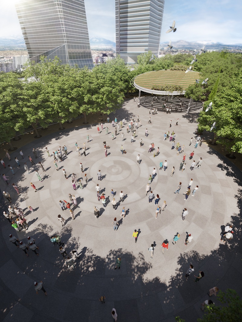 Recreación del futuro Parque Castellana