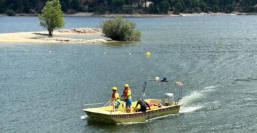 dispositivo de Salvamento Acuático en el Pantano de San Juan