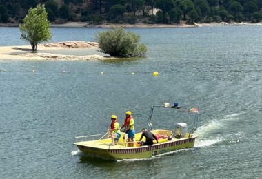 dispositivo de Salvamento Acuático en el Pantano de San Juan