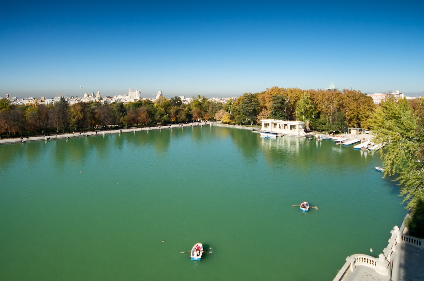 rehabilitación integral del estanque grande de El Retiro