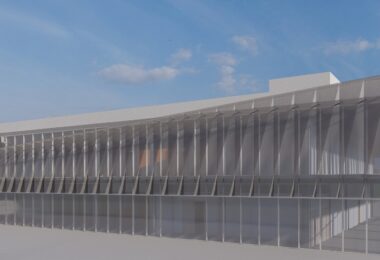 construcción de la nueva biblioteca de la calle Silvano, en el distrito de Hortaleza