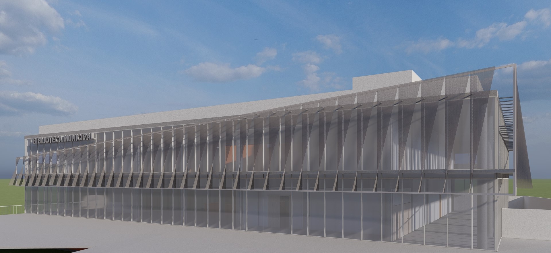 construcción de la nueva biblioteca de la calle Silvano, en el distrito de Hortaleza