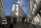 incendio den la calle del prado de madid