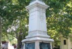 monumento a Claudio Moyano en el centenario de la Cuesta