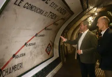 obras de mejora de la histórica estación de Metro de Chamberí