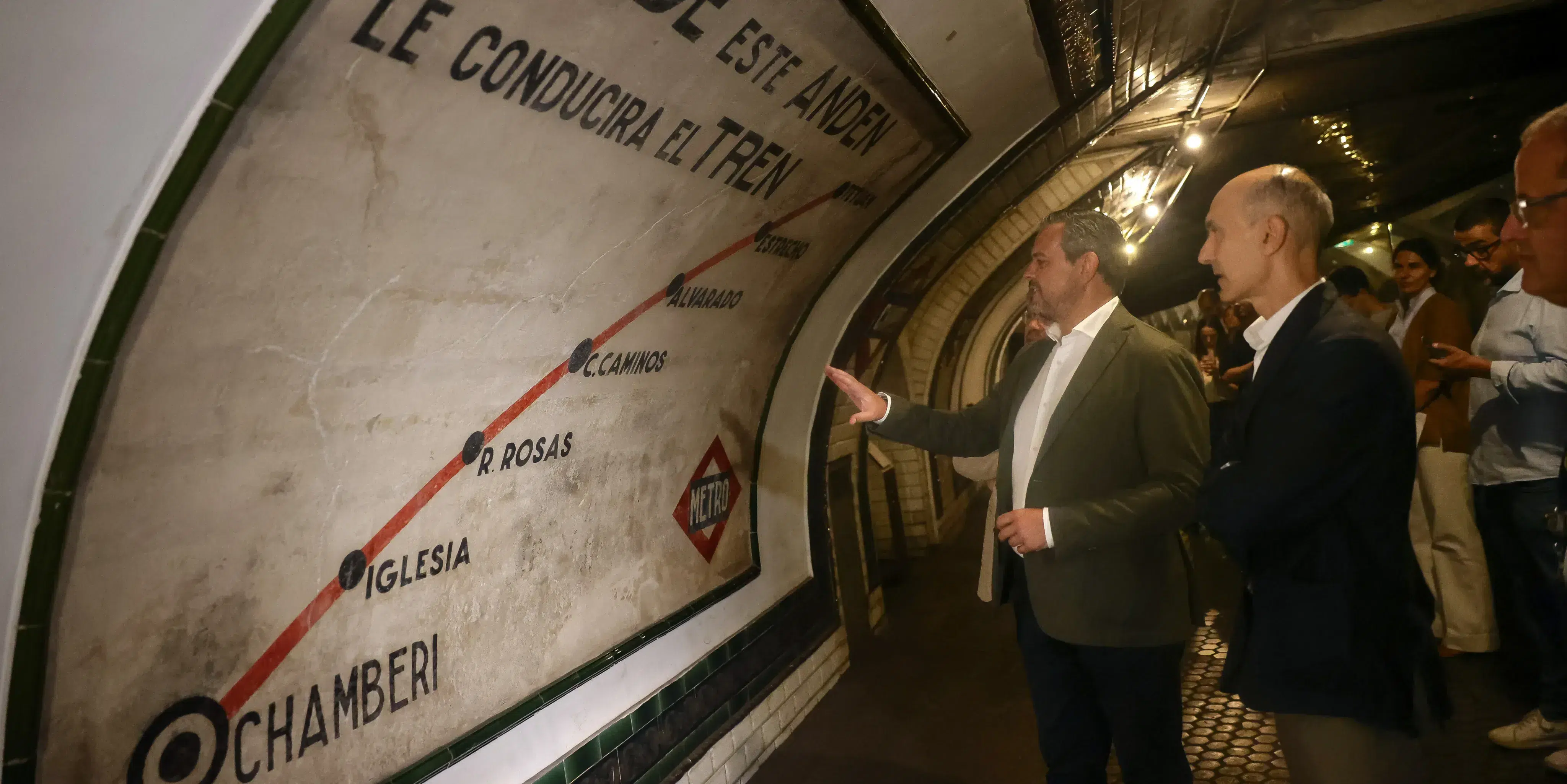 obras de mejora de la histórica estación de Metro de Chamberí