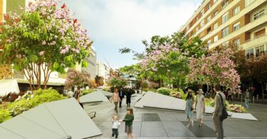 rehabilitación de la plaza de Salvador Dalí