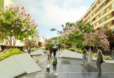 rehabilitación de la plaza de Salvador Dalí