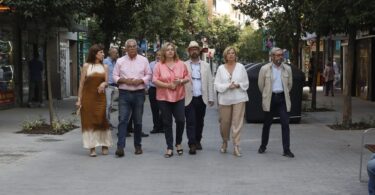 renovada calle de la Laguna
