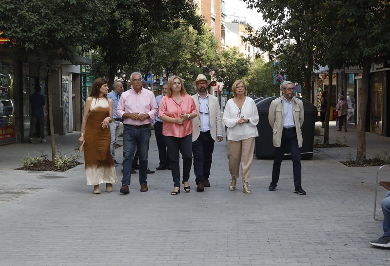 renovada calle de la Laguna