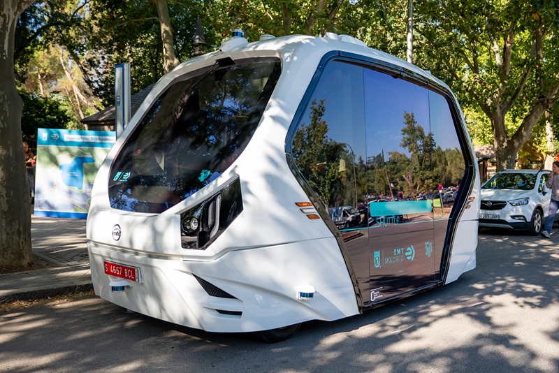 Carabante presenta el proyecto piloto de bus autónomo