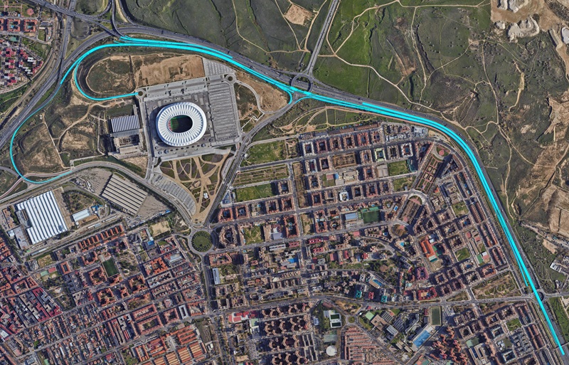 El nuevo acceso que conectará la Ciudad del Deporte con la M-40