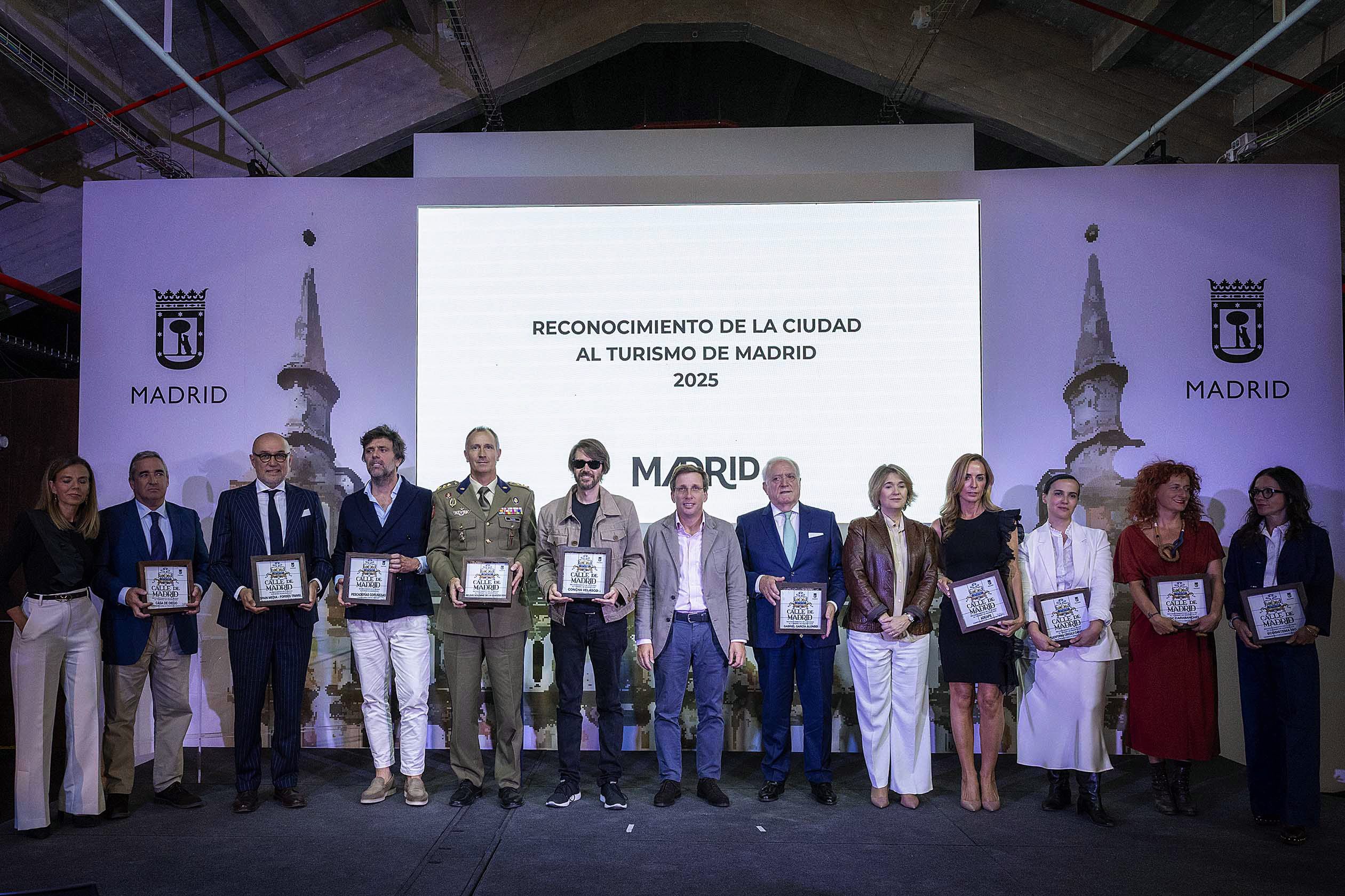 Reconocimientos al turismo de Madrid 2025