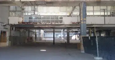 obras de transformación de la fábrica de Clesa