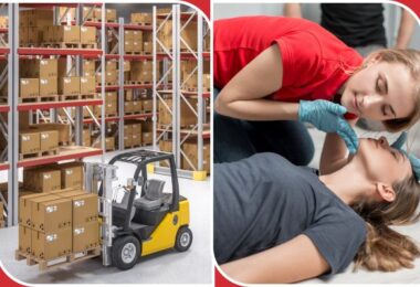 cursos de carretillero y primer auxilio