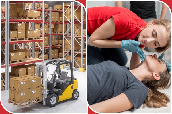 cursos de carretillero y primer auxilio