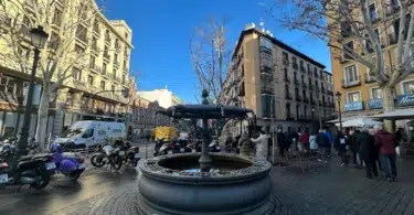 fuente de la plaza de la cebada