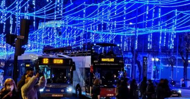 líneas de EMT Madrid durante Navidad y Año Nuevo