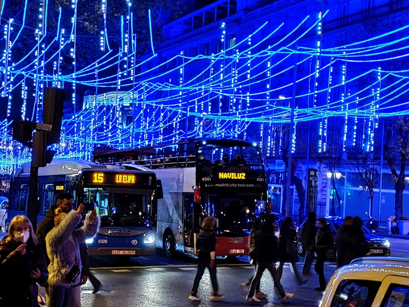 líneas de EMT Madrid durante Navidad y Año Nuevo