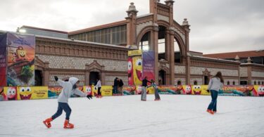pista de hielo navideña de Matadero Madrid