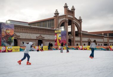 pista de hielo navideña de Matadero Madrid