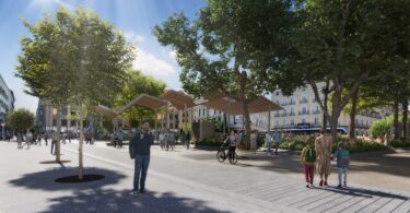 remodelación de la plaza de Jacinto Benavente